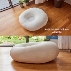 ROTOTO BEBE - GỐI CHỐNG TRÀO AIRMESH GỖ SỒI NGUYÊN KHỐI
