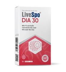 LIVESPO - BÀO TỬ LỢI KHUẨN DIA30 TIÊU CHẢY RỐI LOẠN TIÊU HÓA