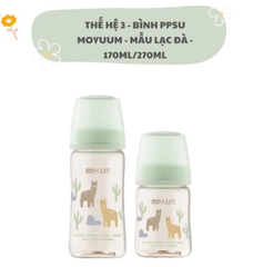 MOYUUM - BÌNH SỮA PPSU THẾ HỆ 3 NEW