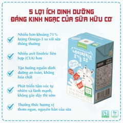 NATURE KIDS - 1Y+SỮA TƯƠI ORGANIC HÀN QUỐC