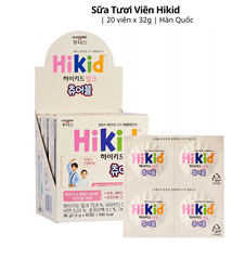 HIKID - 1Y+SỮA TƯƠI DẠNG VIÊN KẸO