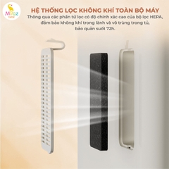 MOAZ - MÁY TIỆT TRÙNG SẤY KHÔ ION NANOE MB-073