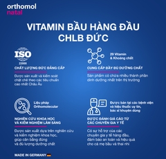 ORTHOMOL - VITAMIN BỔ BẦU TÀI PHIỆT NATAL NHẬP KHẨU CHÍNH HÃNG