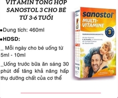 SANOSTOL - VITAMIN TỔNG HỢP