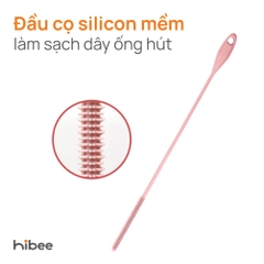 HIBEE - BỘ CỌ BÌNH SILICONE CÁN XOAY