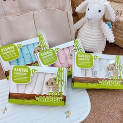 MIPBI - KHĂN SỮA 100% SỢI TRE CAO CẤP 3 LỚP (30X30CM) HM28