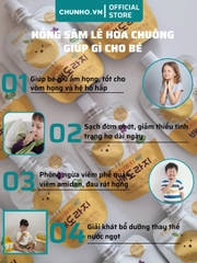 CHUNHO - 2Y+NƯỚC HỒNG SÂM LÊ HOA CHUÔNG