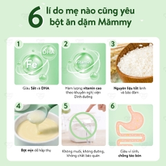 MAMMY - 6M+BỘT ĂN DẶM