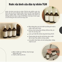 TGM - GEL RỬA BÌNH TẠO BỌT