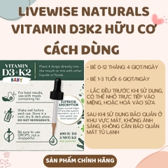 LIVEWISE - VITAMIN HỮU CƠ
