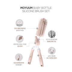 MOYUUM - BỘ CỌ RỬA BÌNH SILICONE