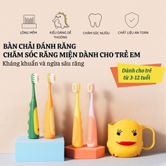 AK - SET 2 BÀN CHẢI KHỦNG LONG