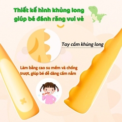 AK - SET 2 BÀN CHẢI KHỦNG LONG