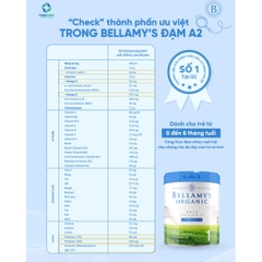 BELLAMY'S - SỮA BỘT HỮU CƠ A2 BETA GENICA-8