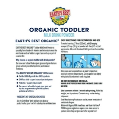 EARTH'S BEST - 1Y+SỮA BỘT ORGANIC TODDLER
