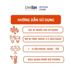 LIVESPO - VỆ SINH TAI NAVAX MŨI HỌNG 4 TỶ BÀO TỬ LỢI KHUẨN