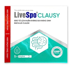 LIVESPO - BẢO TỬ LỢI KHUẨN CLAUSY KHÁNG ĐA KHÁNG SINH BACILLUS CLAUSII