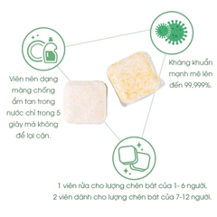 ATONO - VIÊN RỬA CHO MÁY RỬA BÌNH, CHÉN BÁT