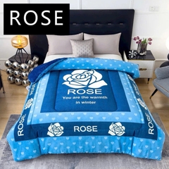 HP - CHĂN COCO ROSE LÔNG THỎ 2mx2m2