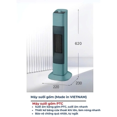 NINESHIELD - MÁY SƯỞI GỐM KB-6502