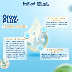 NUTIFOOD - SỮA BỘT GROW PLUS ĐẠM A2