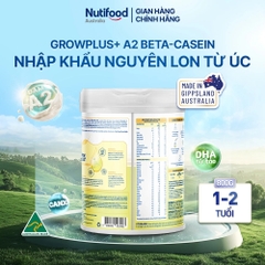 NUTIFOOD - SỮA BỘT GROW PLUS ĐẠM A2