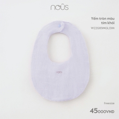 Nous Yếm tròn màu tím khói