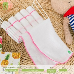 MIPBI - KHĂN SỮA HỘP 100% COTTON MỸ (30X30CM)