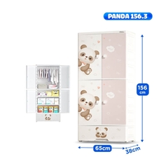 CHILUX - TỦ NHỰA GẤU PANDA