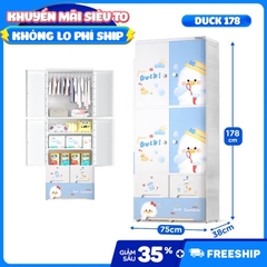 CHILUX - TỦ NHỰA MẪU DUCK VỊT