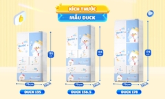 CHILUX - TỦ NHỰA MẪU DUCK VỊT