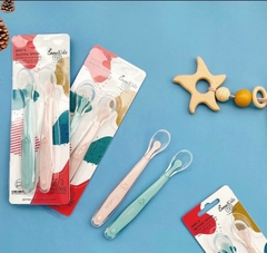 EMMA KIDS - SET 2 THÌA SILICONE HÀN QUỐC CAO CẤP