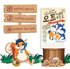 NATURE KIDS - 1Y+SỮA HẠT NGŨ CỐC CHO BÉ DỊ ỨNG