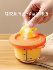 KK - HỘP TRỮ VƯƠNG MIỆN THỦY TINH NẮP SILICONE