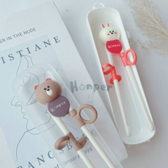 HONPER - ĐŨA XỎ NGÓN TẬP GẮP KÈM HỘP