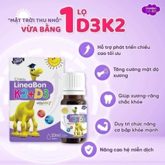 LINEABON - VITAMIN D3K2 MK7 NHỎ GIỌT