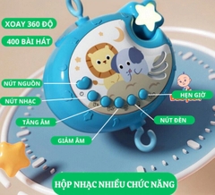 KK - BỘ TREO CŨI PHÁT NHẠC CÓ ĐIỀU KHIỂN