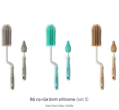 MOYUUM - BỘ CỌ RỬA BÌNH SILICONE