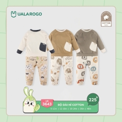 UALA ROGO - BỘ DÀI NỈ COTTON UR3643
