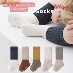 KK - SET 5 ĐÔI TẤT CHỐNG TRƯỢT KIDS SOCKS
