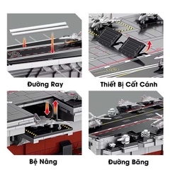 HT - LEGO TÀU CHIẾN 768PCS 8987