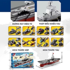 HT - LEGO TÀU CHIẾN 768PCS 8987