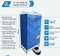 NEFA - TỦ SẤY QUẦN ÁO