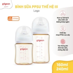 PIGEON - BÌNH SỮA PPSU SOFTOUCH BABY-FRIENDLY WORLD