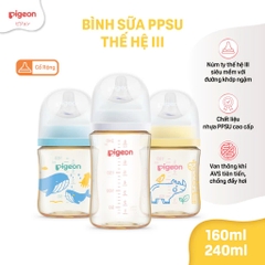 PIGEON - BÌNH SỮA PPSU SOFTOUCH BABY-FRIENDLY WORLD
