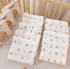MONONA - KHĂN TẮM XÔ XÙ 6 LỚP HỌA TIẾT