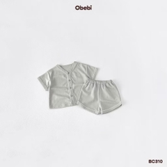 OB - Bộ cộc cotton cài khuy(73-110)
