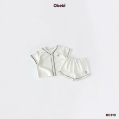 OB - Bộ cộc cotton cài khuy(73-110)