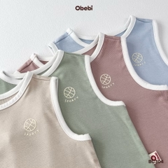 OBEBI - Bộ ba lỗ viền phối màu(66-110)