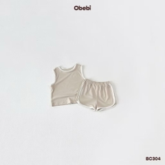 OBEBI - Bộ ba lỗ viền phối màu(66-110)